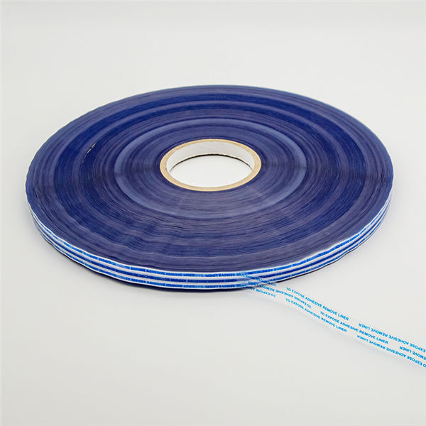 Permanent Bag Sealing Tape with Blue Printing